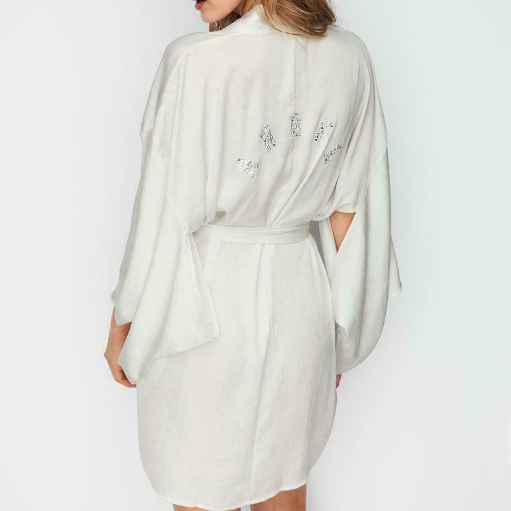 Victoria's Secret ANGEL WHITE ROBE.